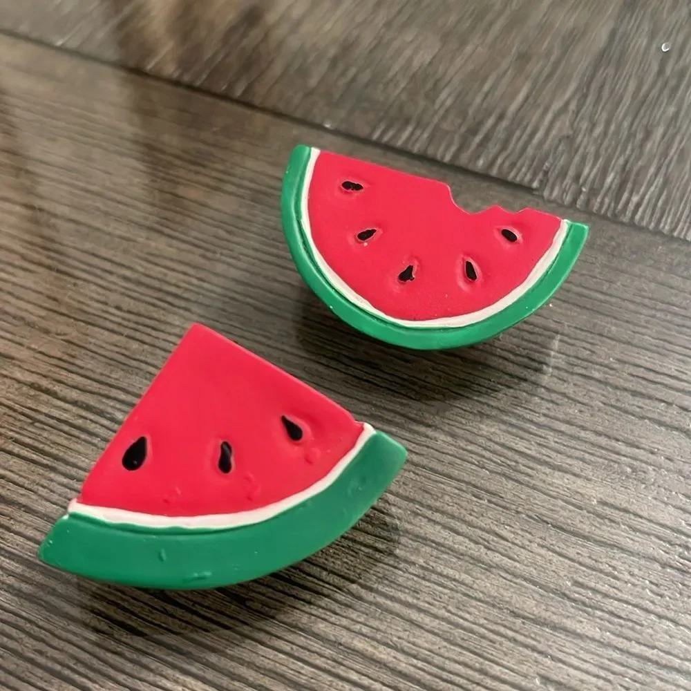 Vintage 1980’s Resign Watermelon Fruit Pins